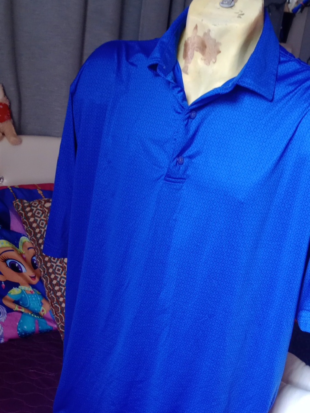 FootJoy Men’s Royal Blue Short-Sleeve Polo